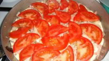 пицца в сковороде