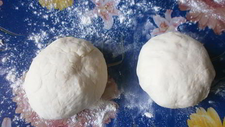 постная пицца с картофелем и грибами