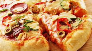 Пышная домашняя пицца