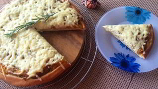 Тыквенная пицца с розмарином