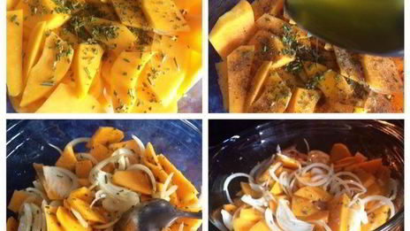 тыквенная пицца с розмарином