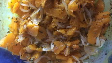 тыквенная пицца с розмарином