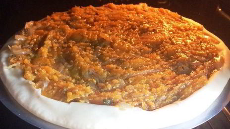 тыквенная пицца с розмарином