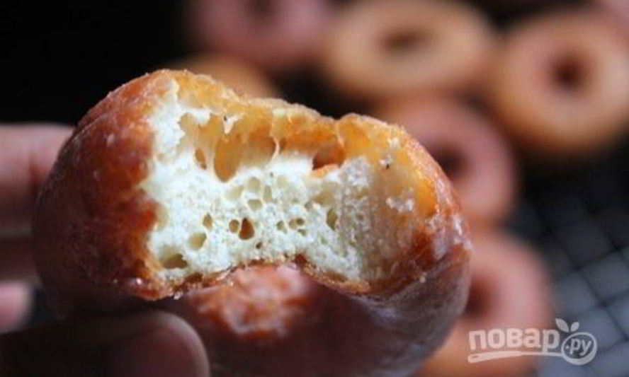 Рецепт быстрые пончики