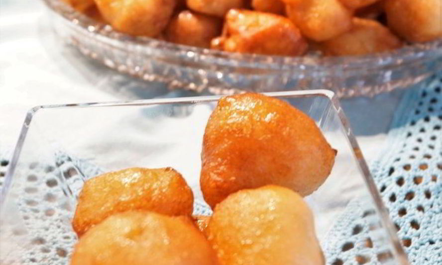 Рецепт греческие пончики лукумадэс