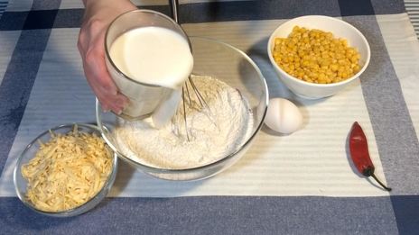 кукурузные мини пончики