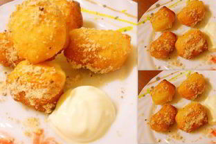 Лимонные мини-пончики