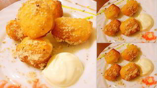 Лимонные мини-пончики