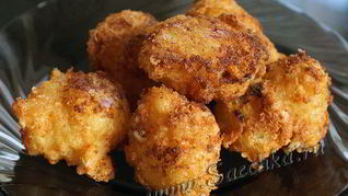 Пивные пончики с грушей