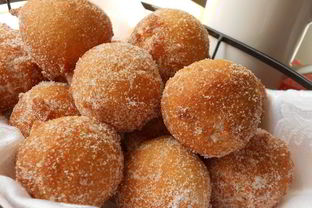 Пончики детские с яблочным пюре