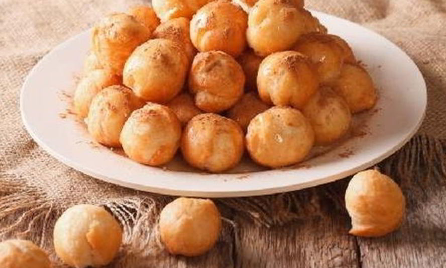 Рецепт пончики из манки