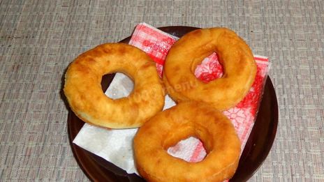 пончики на кефире за 15 минут