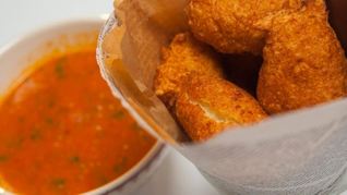 Пончики с треской