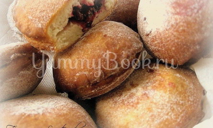 Рецепт пончики с вишней