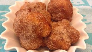 Пончики с яблоками