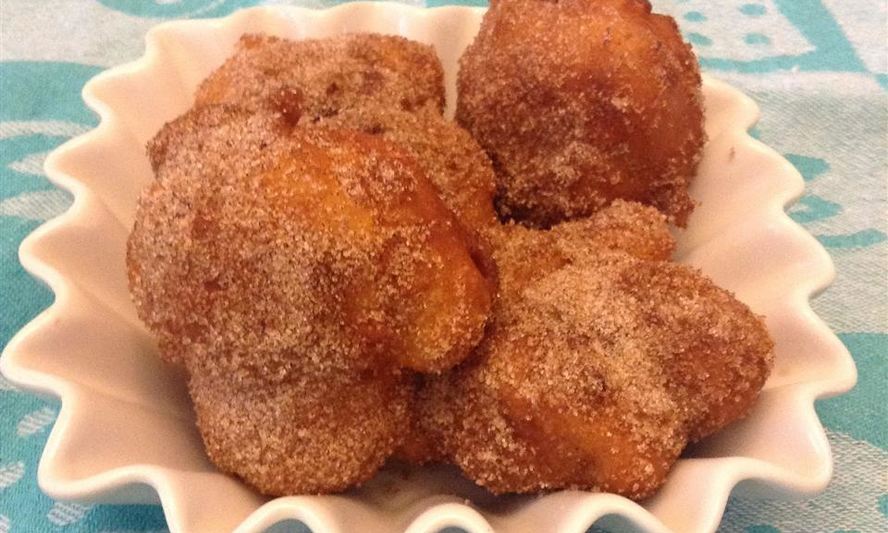 Рецепт пончики с яблоками