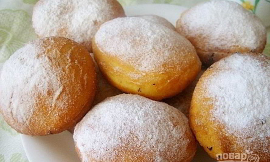 Рецепт пончики со сгущенкой