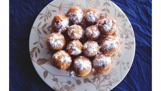 Пончики творожные