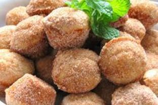 Пончики в формочках для кексиков