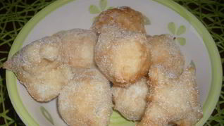 Пончики в сахаре