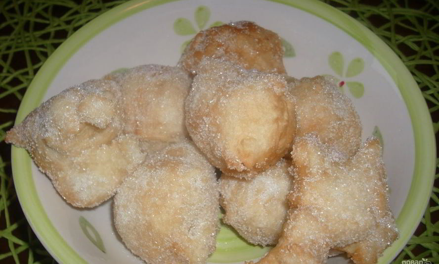 Рецепт пончики в сахаре