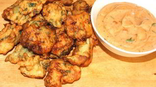 Рыбные пончики из трески