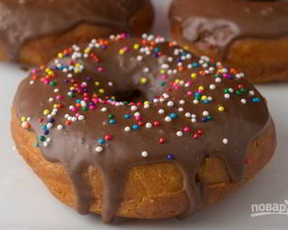 Шоколадная глазурь для пончиков