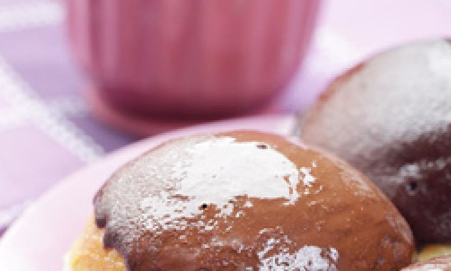 Рецепт шоколадные пончики