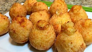 Сырные пончики с творогом