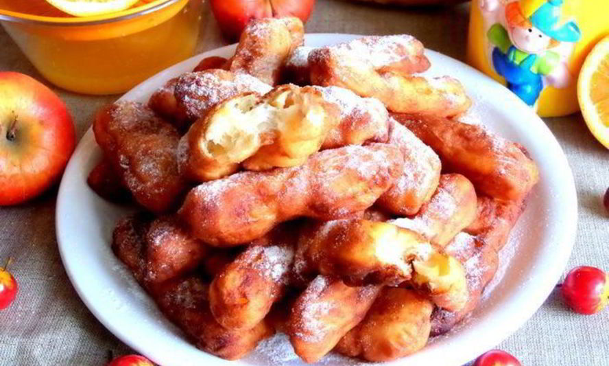 Рецепт творожные пончики-батончики