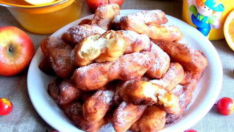 творожные пончики-батончики