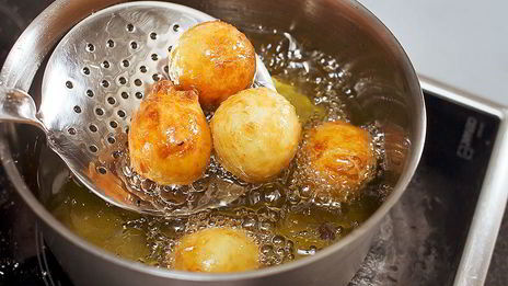 творожные пончики в сахарной пудре