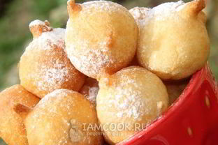 Воздушные пончики на кефире