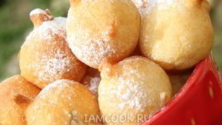 Воздушные пончики на кефире