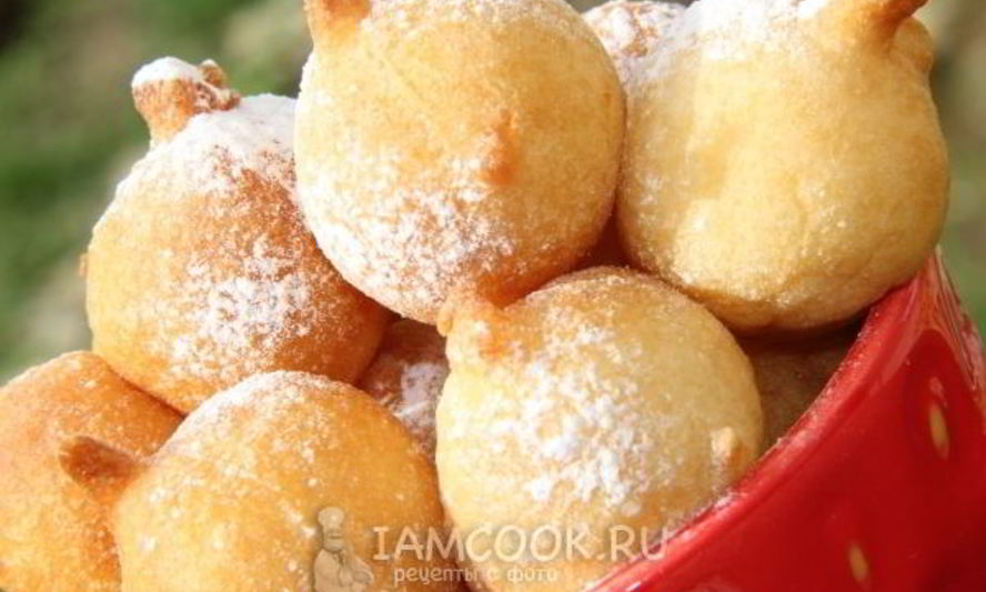 Рецепт воздушные пончики на кефире