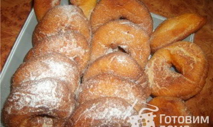 Рецепт воздушные пончики на сгущеном молоке