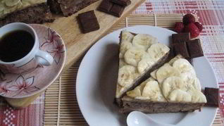 Банановая коврижка в мультиварке