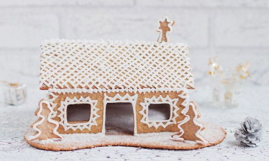 Рецепт домик пряничный с сахарными узорами