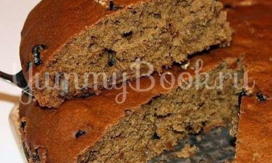 Рецепт коврижка с изюмом и орехами