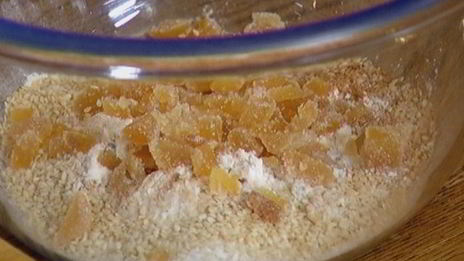 коврижка с кунжутом и имбирем