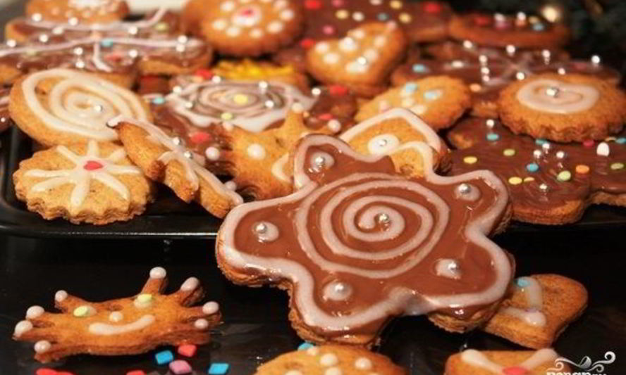 Рецепт медовые пряники на елку