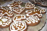 Новогодние имбирные пряники с глазурью