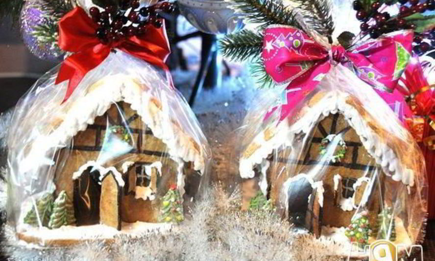 Рецепт новогодние пряничные домики в подарок