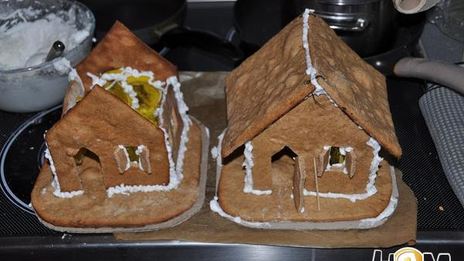 новогодние пряничные домики в подарок