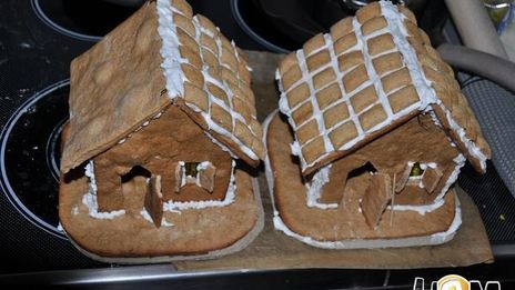 новогодние пряничные домики в подарок