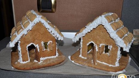 новогодние пряничные домики в подарок