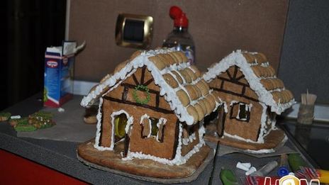 новогодние пряничные домики в подарок