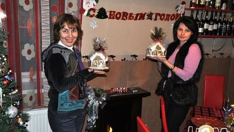 новогодние пряничные домики в подарок