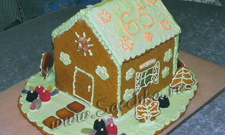 Рецепт новогодний пряничный домик