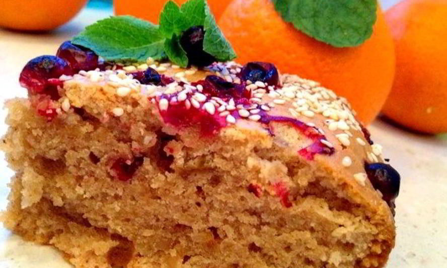 Рецепт постная коврижка с апельсиновым соком